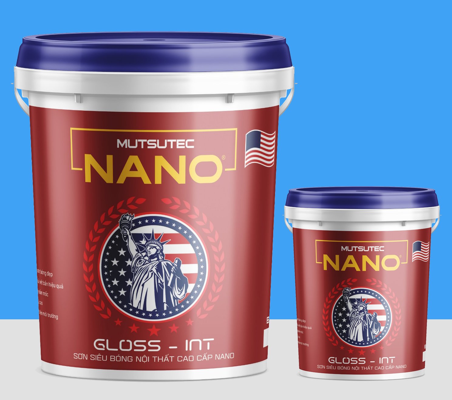 BO-38 Sơn siêu bóng nội thất cao cấp NaNo